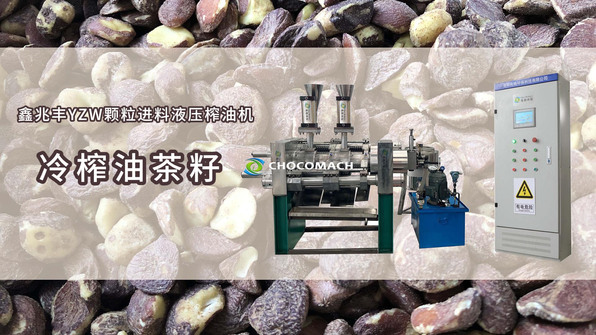 祝賀鑫兆豐全自動(dòng)液壓茶籽榨油機(jī)YZW測(cè)試成功